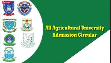 All Agricultural University Admission Circular