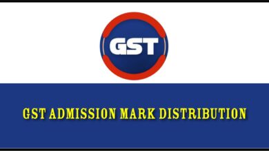 GST Admission Mark Distribution