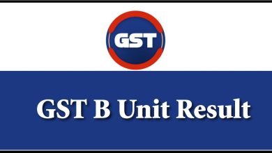 GST B Unit Result